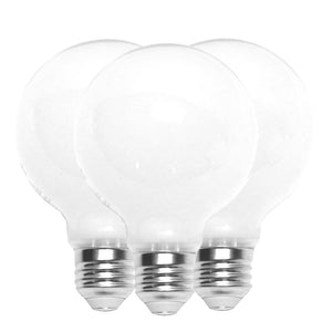 3.5 watt 120 volt G25 Medium Screw Base 2700K Warm White Non-Dimmable LED (3 pack) 1