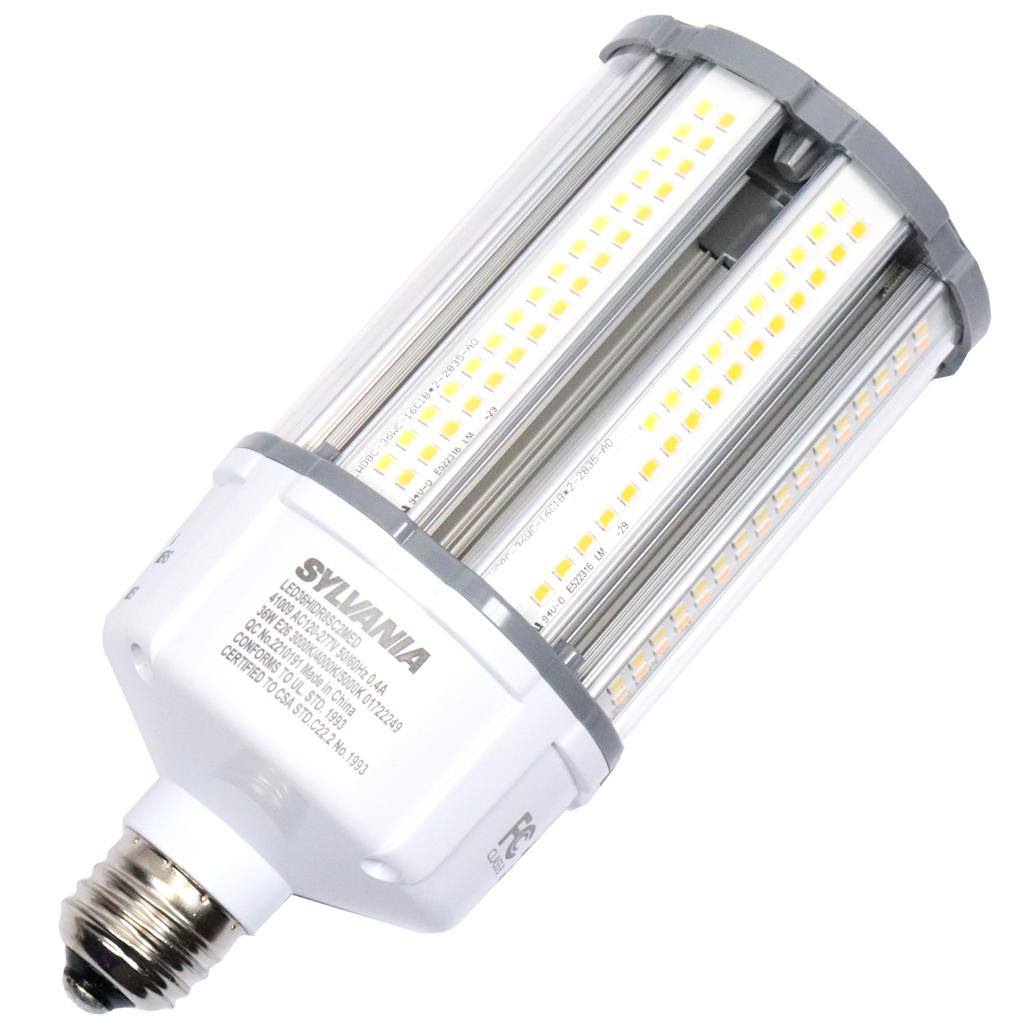 Selectable Wattage 120/277 volt Medium Screw Base CCT Selectable Dimmable Sylvania LED 1
