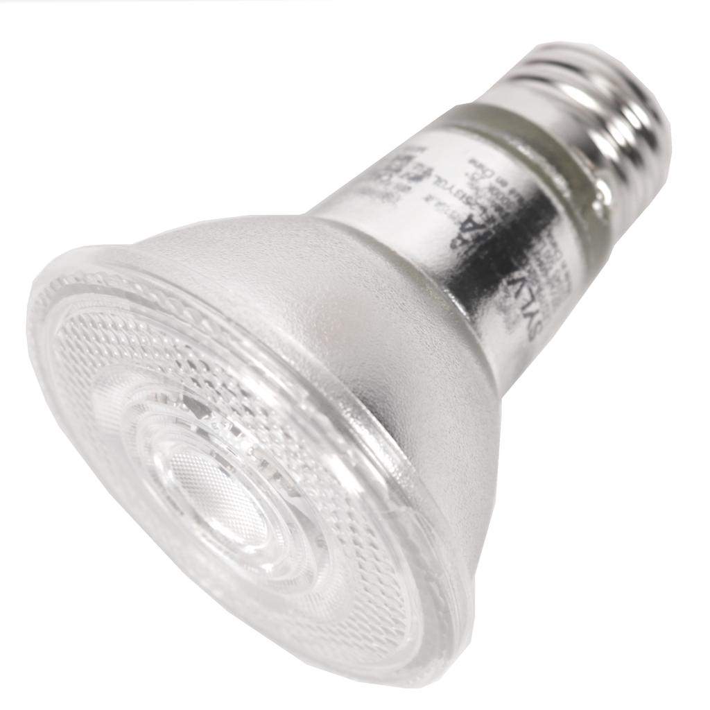 7 watt 120 volt PAR20 Medium Screw Base 3000K Natural White Dimmable Narrow Flood LED 1