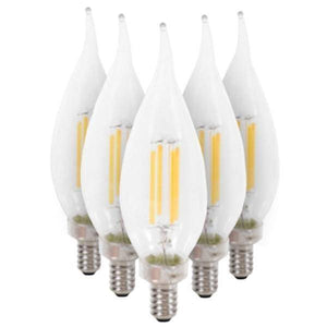 5.5 watt 120 volt B10 Candelabra Screw Base 5000K Daylight Dimmable LED 1