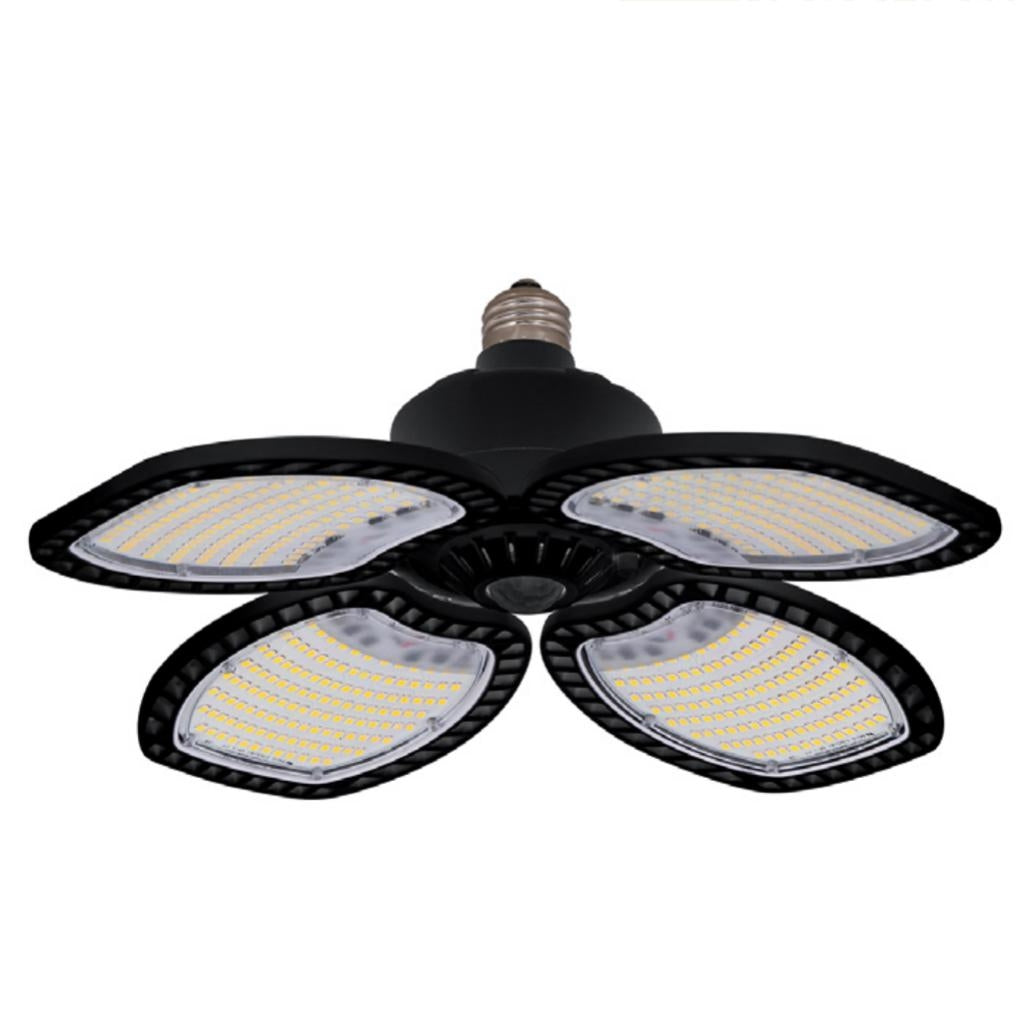80 watt 120 volt Medium Screw Base 5000K Daylight Black LED Utility Light 1