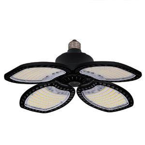80 watt 120 volt Medium Screw Base 5000K Daylight Black LED Utility Light 1