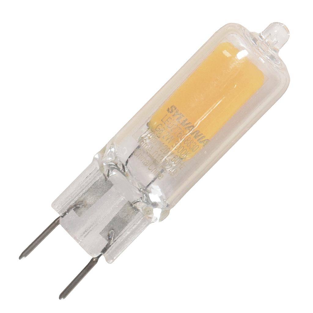 2 watt 120 volt T6 Bi-Pin Base 3000K Natural White LED 1