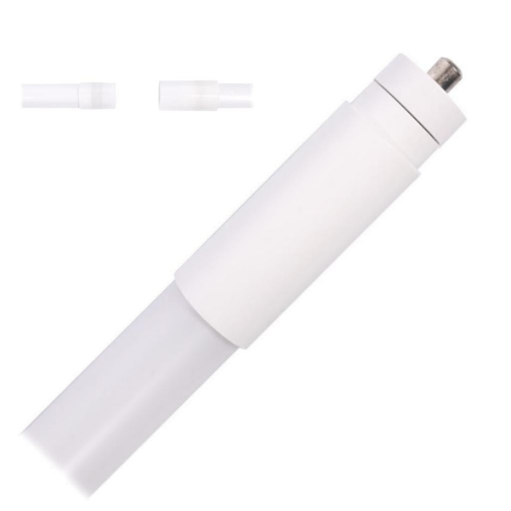 8' 2-PIECE 36 watt 120/277 volt T8 2-Piece Single Pin Base 3000K Natural White LEDlescent LED Light Bulb 1