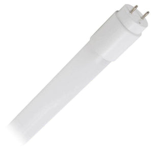 4' 18 watt 120/277 volt T8 Medium Bi-Pin Base 3000K Natural White Type A/B Frosted Glass LED Light Bulb 1