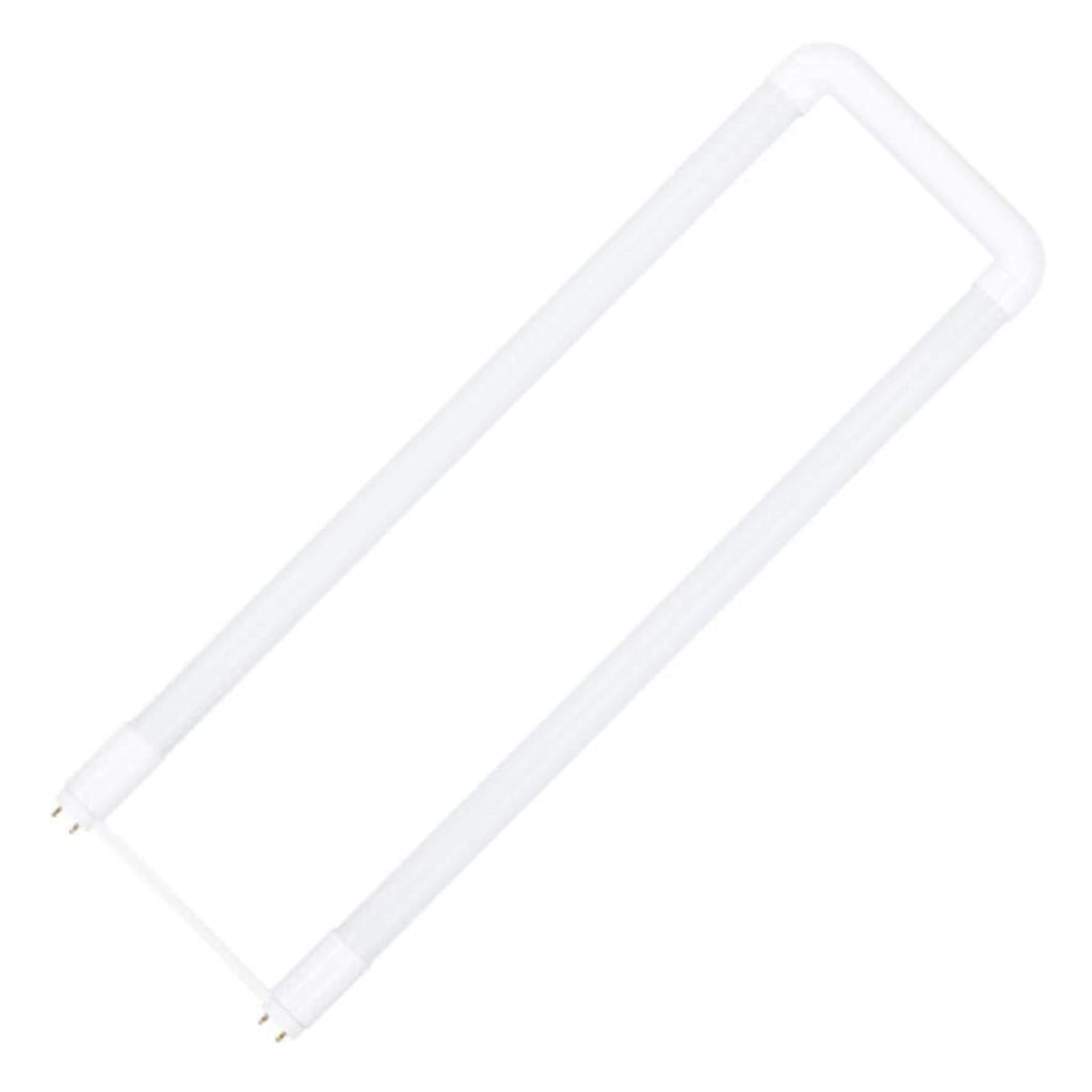 2' 15 watt T8 U-Bend Medium Bi-Pin Base 4100K Cool White Ballast Bypass Dimmable LED Light Bulb 1