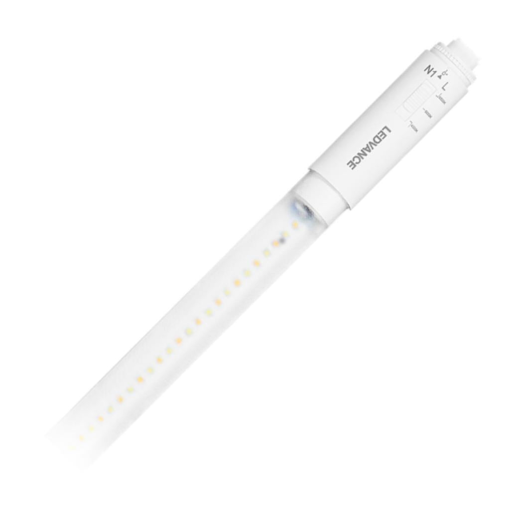 24" 9 watt 120/277 volt T8 Recessed Double Contact Base CCT Selectable LED Light Bulb 1