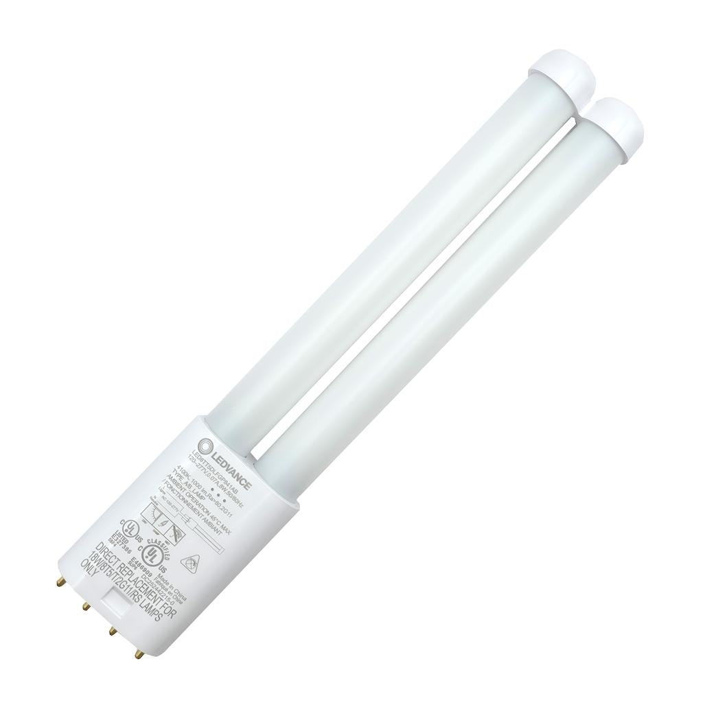 9" 8 watt 120/277 volt TT5 4100K Cool White Frosted Glass LED Light Bulb 1
