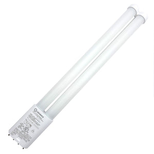 12.9" 10 watt 120/277 volt TT5 3500K Neutral White Frosted Glass LED Light Bulb 1