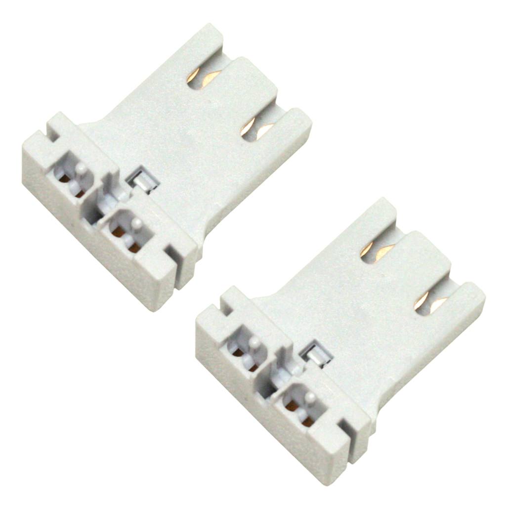 Medium Bi-Pin U-Lamp Fluorescent Lampholder Socket (2 pack) 1