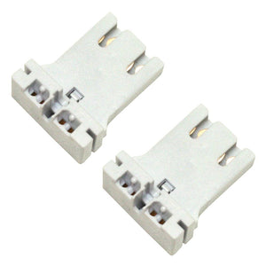 Medium Bi-Pin U-Lamp Fluorescent Lampholder Socket (2 pack) 1