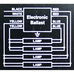 4 Lamp 32 watt 120/277 volt Fluorescent Ballast 3