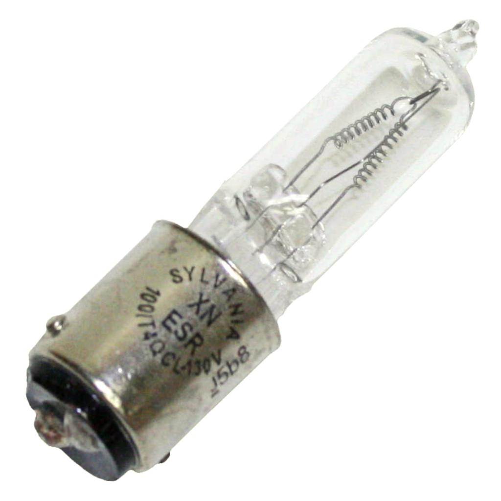 100 watt 130 volt T4 Double Contact Bayonet Base Clear Natural White #ESR 1