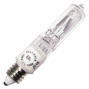 150 watt 120 volt T4 Miniature Candelabra Screw Base 3000K Natural White 1