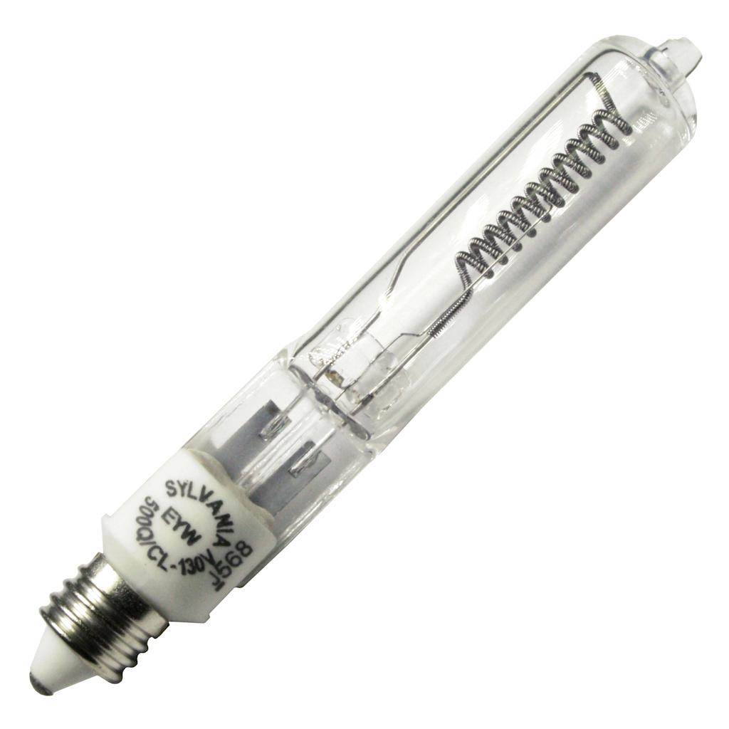 500 watt 130 volt T4 Miniature Candelabra Screw Base 3000K Natural White 1