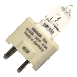 30 watt 4.6 volt T3.5 Bi-Pin Base Long Life Clear #EXL 1