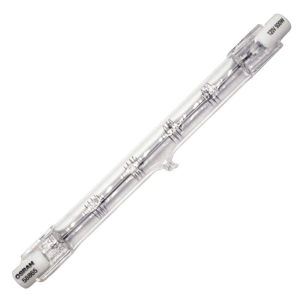 500 watt 120 volt T3 Recessed Single Contact Base 2950K Warm White Clear 1