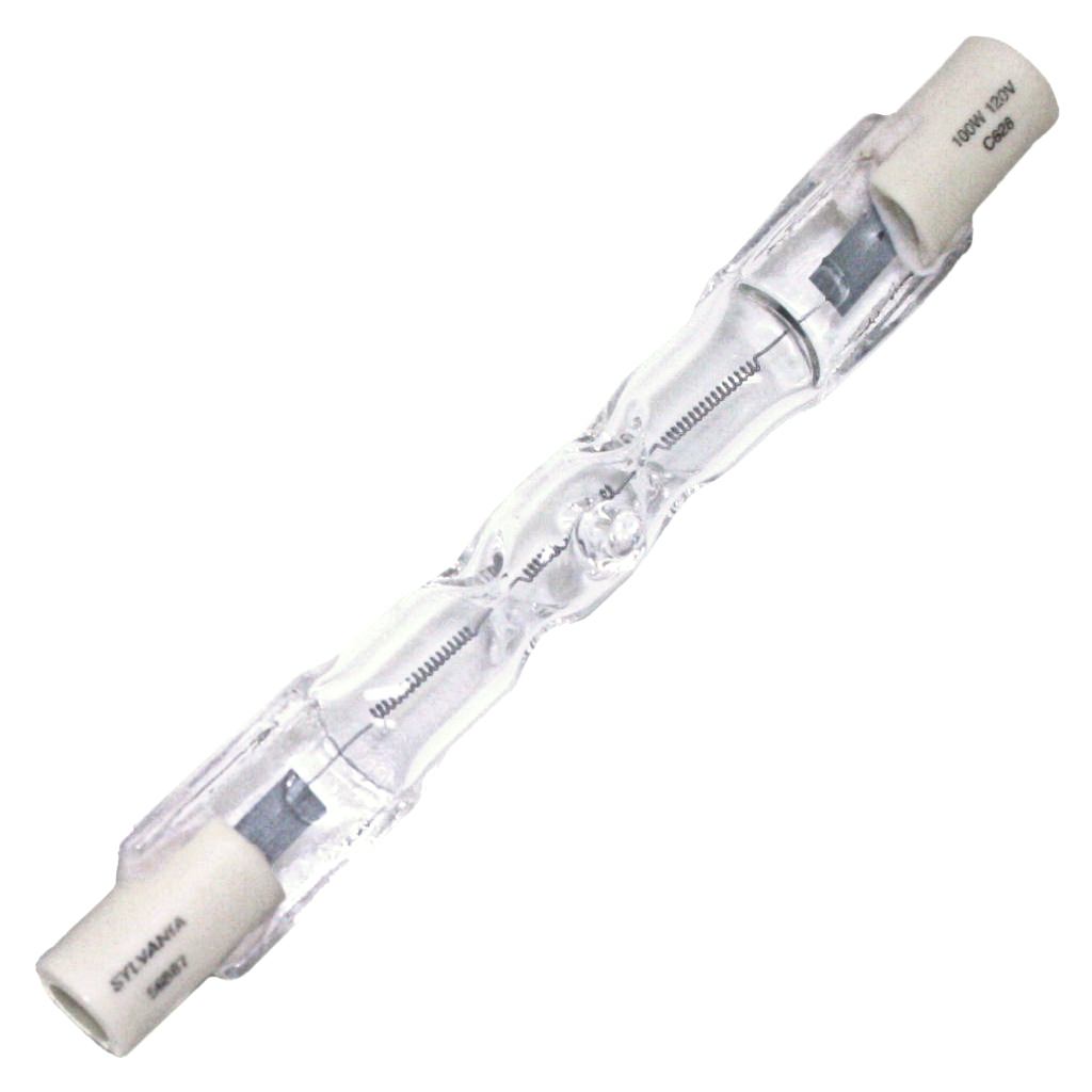 100 watt 120 volt T3 Recessed Single Contact Base 2950K Warm White  Clear 1