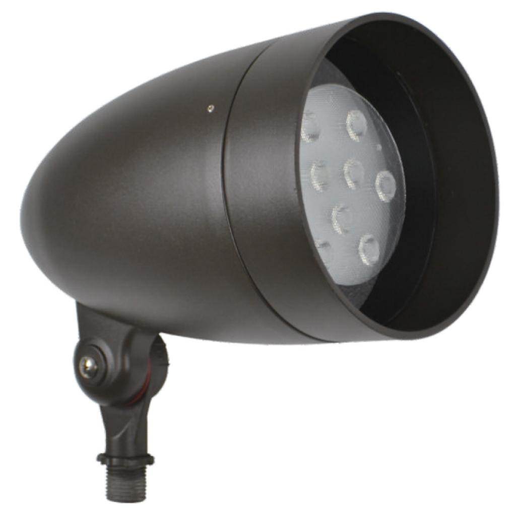 20 watt 120/277 volt 5000K Daylight Bronze LED Flood Light 1