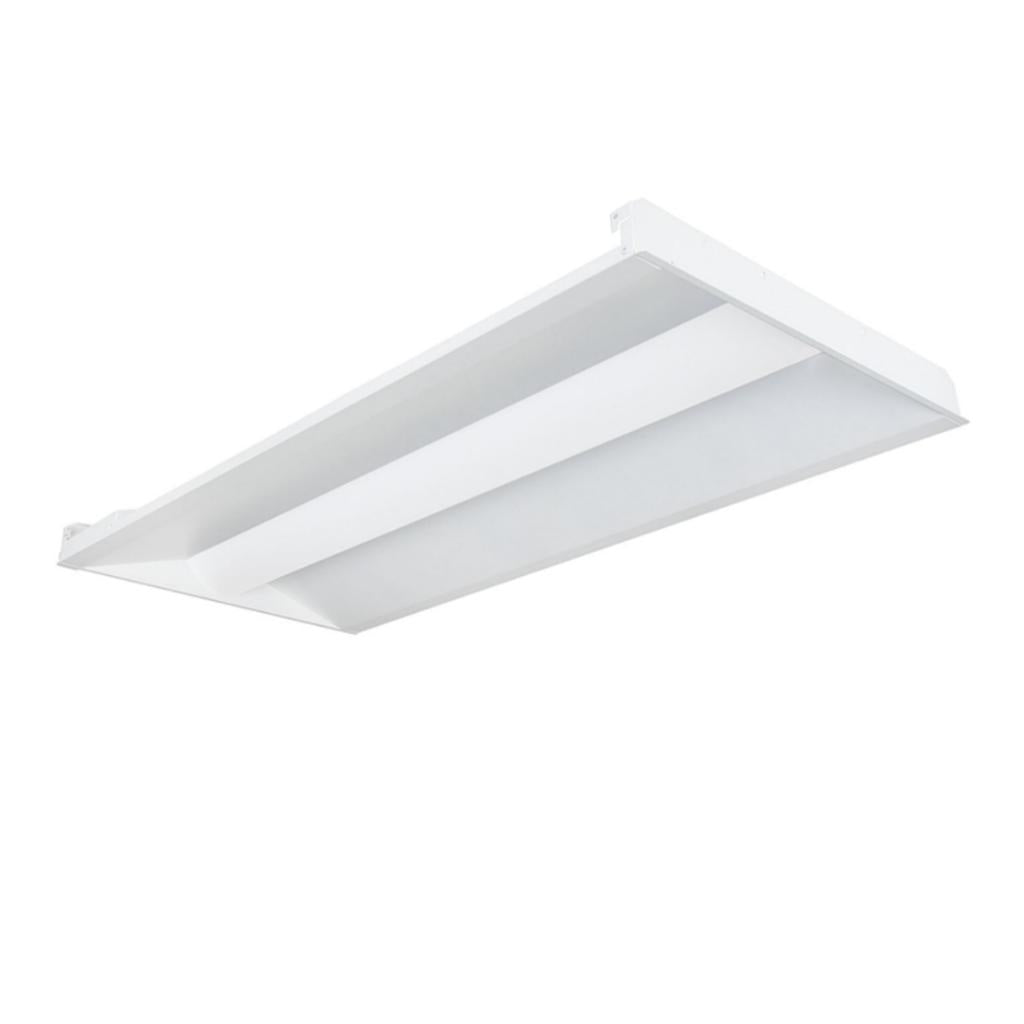 2' x 4' Selectable watt 120/277 volt 4000K Cool White Volumetric LED Troffer Fixture 1