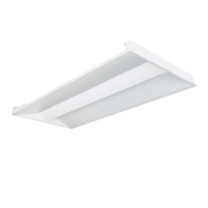 2' x 4' Selectable watt 120/277 volt 4000K Cool White Volumetric LED Troffer Fixture 1
