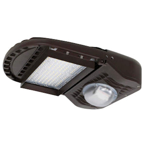 100 watt 120/277 volt 4000K Cool White Bronze Dimmable LED Area Light 1