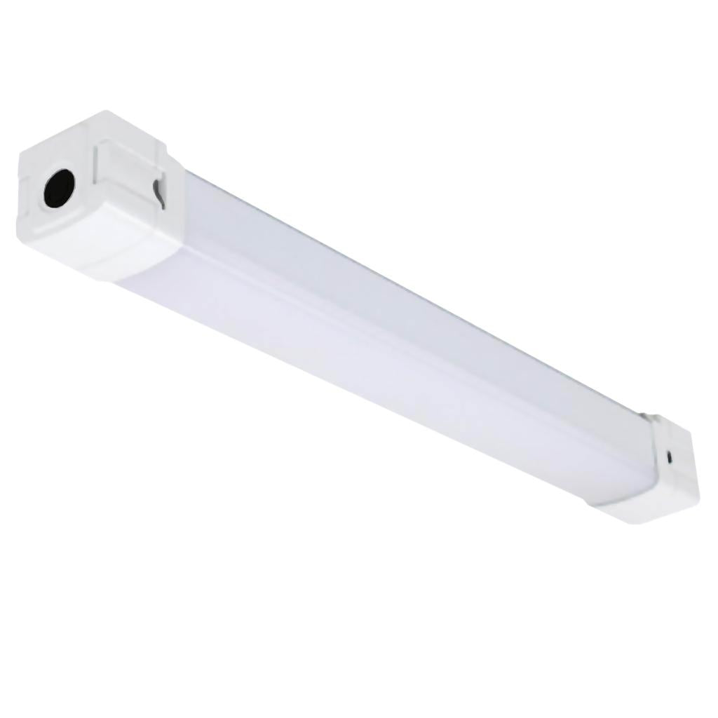 4' 50/55/66 watt 120/277 volt CCT Selectable Dimmable LED Vapor Tight with Sensor 1