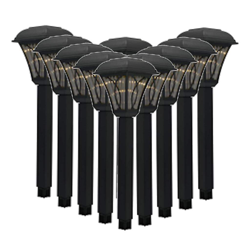 14" 0.8-1.5 volt 3000K LED Solar Powered Path Light (10 Pack) 1