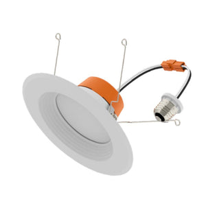 5"-6" 8 watt 120 volt Medium Screw Base 2700K Warm White LED Recessed Downlight 1