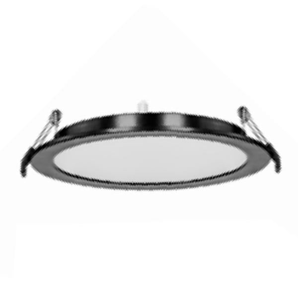 6" 10 watt 120 volt CCT Selectable Black Finish Dimmable LED Recessed Downlight 1