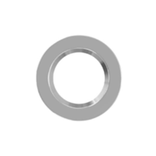 6" Satin Nickel Trim For LED Downlight 1