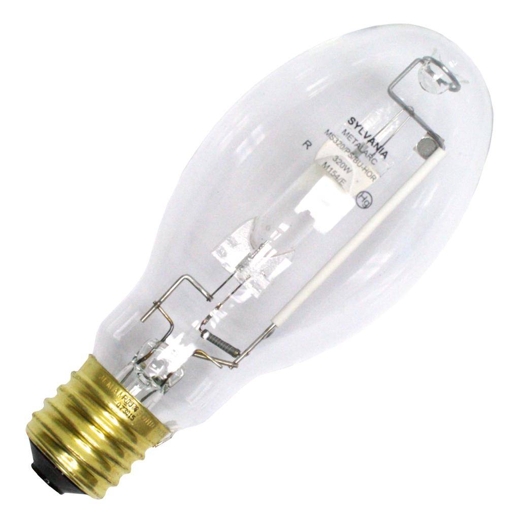 320 watt ED28 Mogul Screw Base 4300K Cool White Clear Metal Halide 1