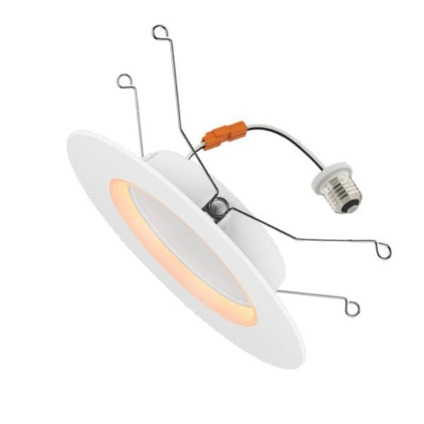 5"-6" 8 watt 120 volt CCT Selectable Night Light Mode LED Recessed Downlight 4