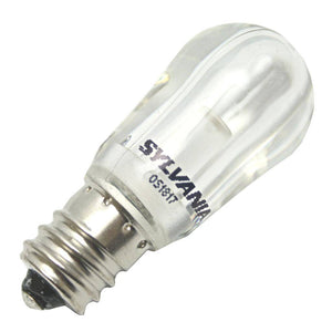 1 watt 120 volt S6 Candelabra Screw Base 3000K Natural White LED 1