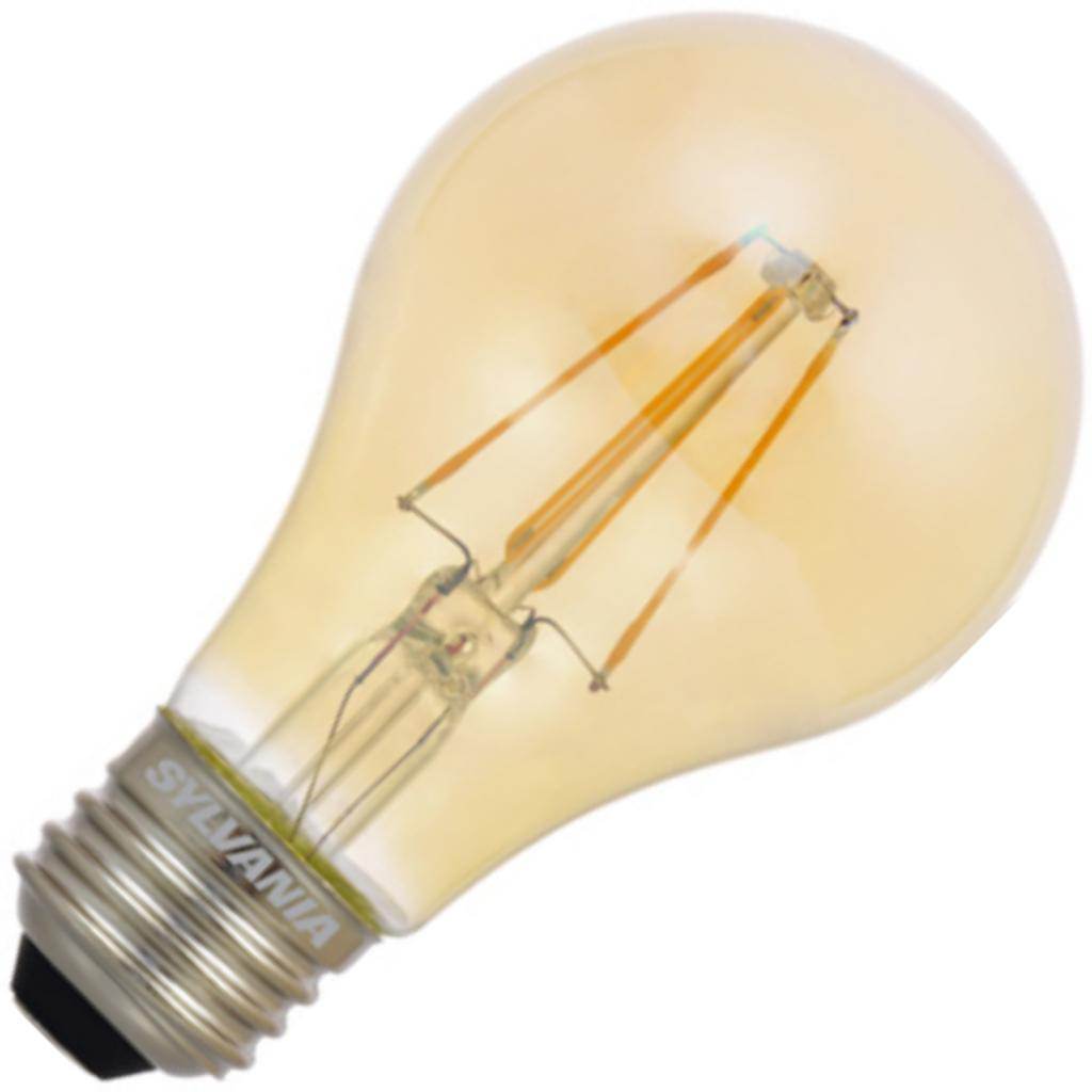 4.5 watt 120 volt A19 Medium Screw Base 2200K Warm White Amber Dimmable LED 1