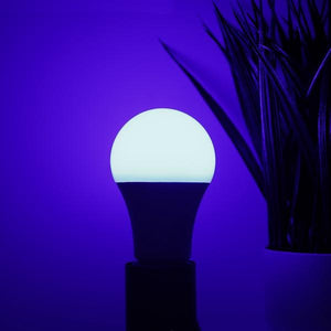 9 watt 120 volt A19 Medium Screw Base Full Color LED Light Bulb (4 Pack) 5