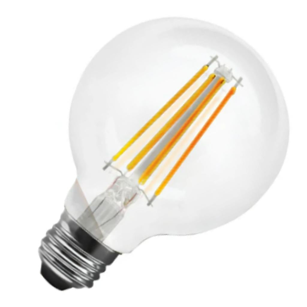 5 watt 120 volt G25 Medium Screw Base Warm White Clear Glass Smart Wifi LED Light Bulb 1