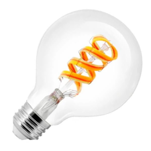 7 watt 120 volt G25 Medium Screw Base RGBW Smart Wifi LED Light Bulb 1