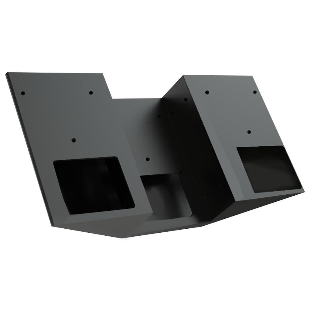 Black Side by Side Mounting Plate 1