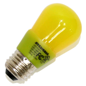 1 watt 120 volt S14 Medium Screw Base Yellow LED 1