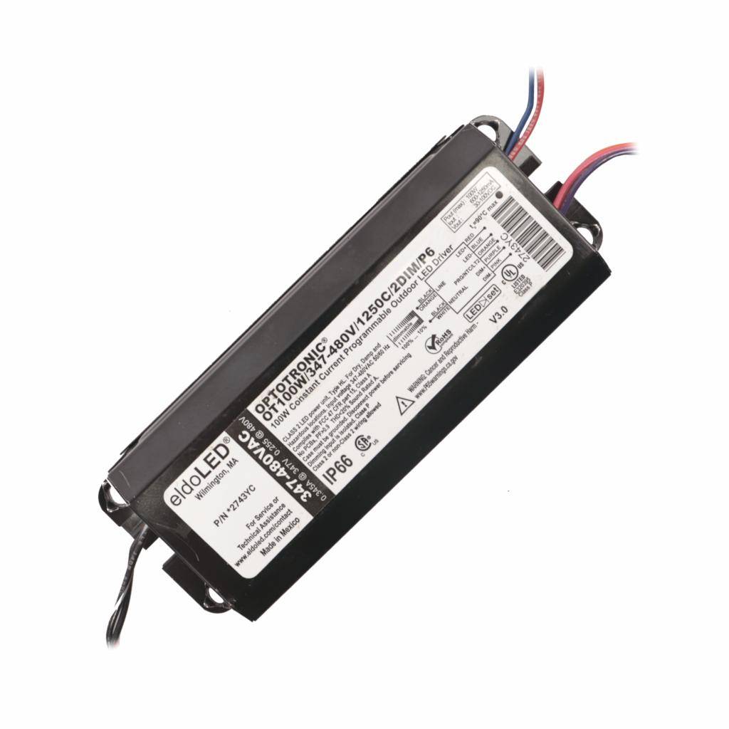 100 watt 347/480 volt Dimmable LED Power Supply 1