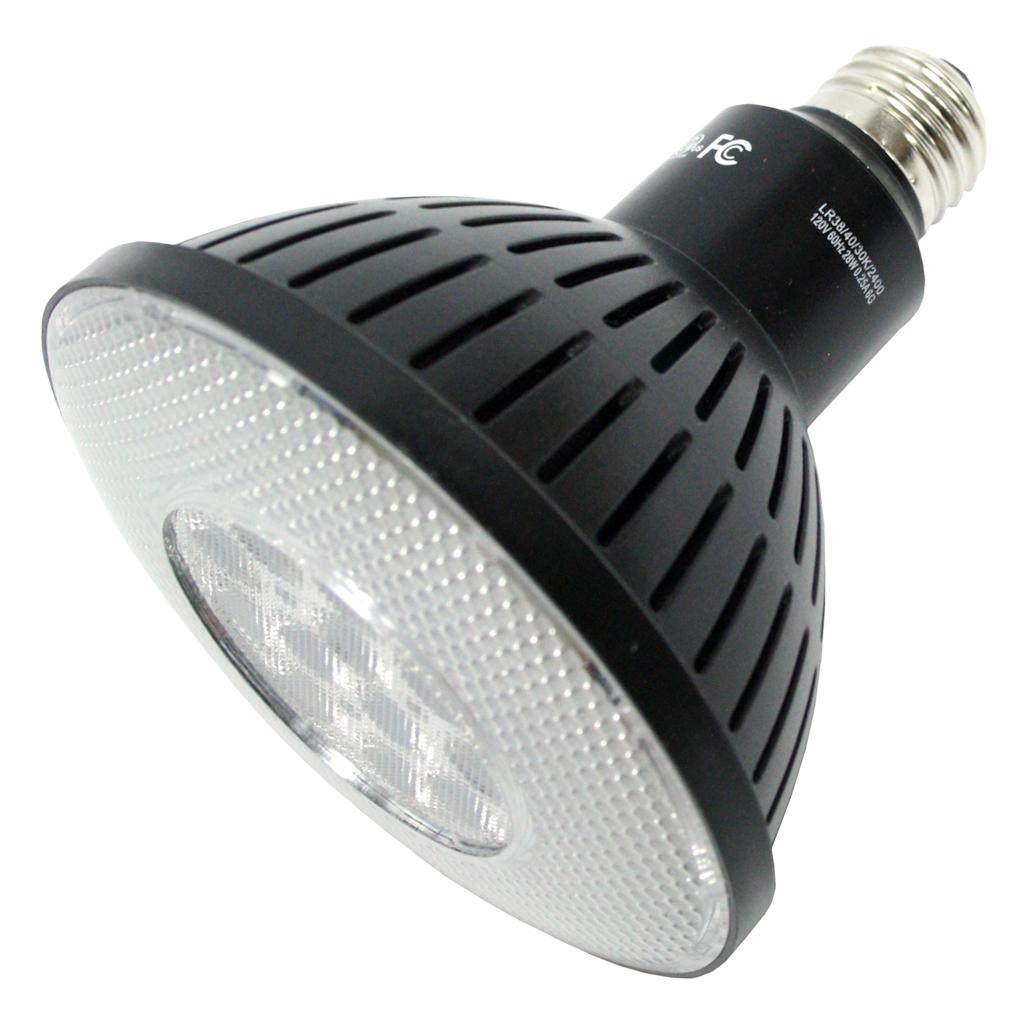28 watt 120 volt PAR38 Medium Screw Base 3000K Flood LED 1