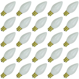 7 watt 120 volt C9 Intermediate Screw (E17) Base White 3200K Dimmable 1