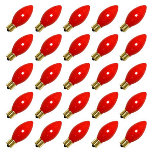 C9 Intermediate Screw Base Ceramic Red (25 pack) 1