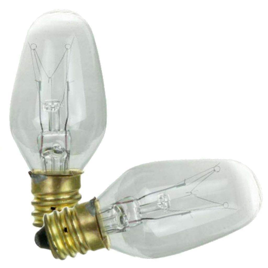 7 watt 120 volt C7 Candelabra Screw Base Clear Night Light 1