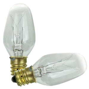 7 watt 120 volt C7 Candelabra Screw Base Clear Night Light 1