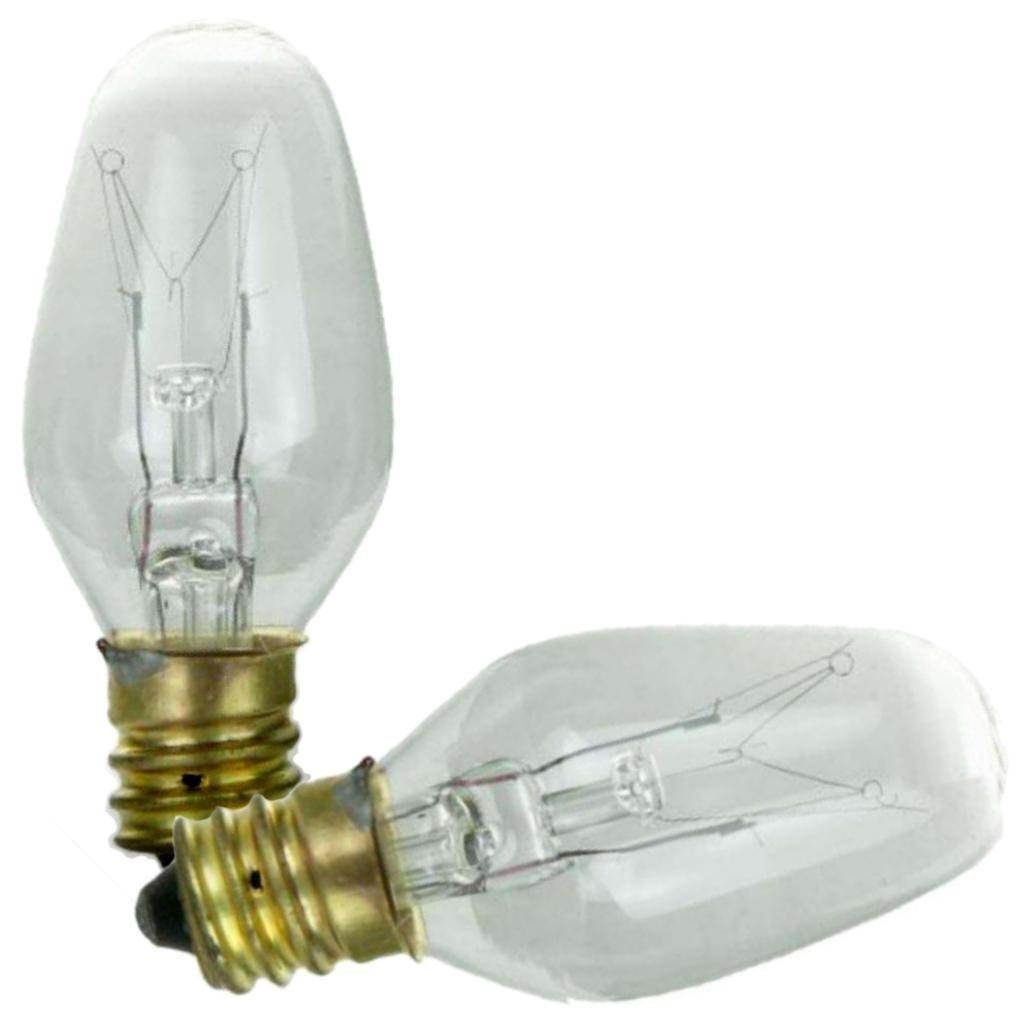4 watt 120 volt C7 Candelabra Screw Base Clear Night Light 1