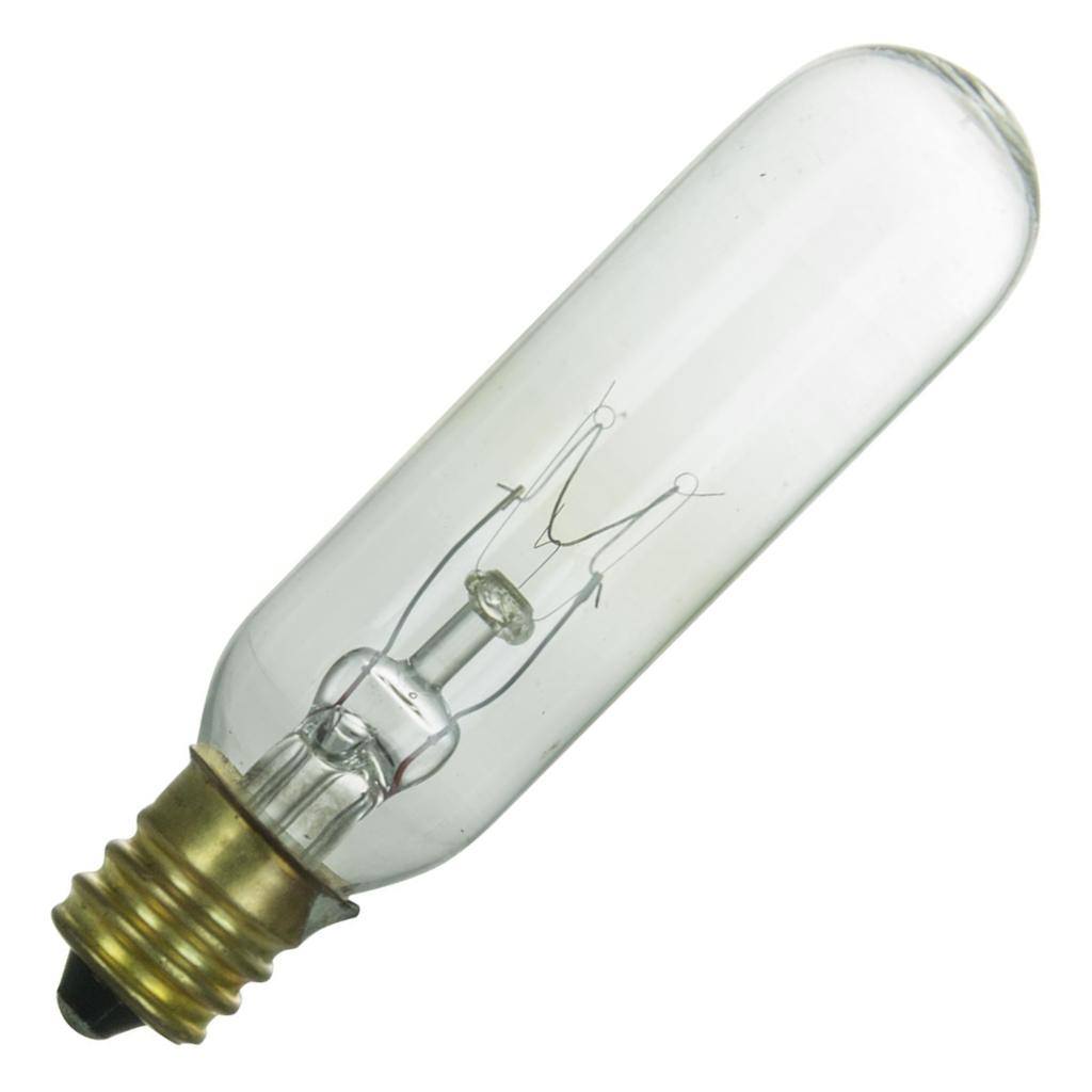 15 watt 120 volt T6 Candelabra Screw (E12) Base 3200K Dimmable Light 1
