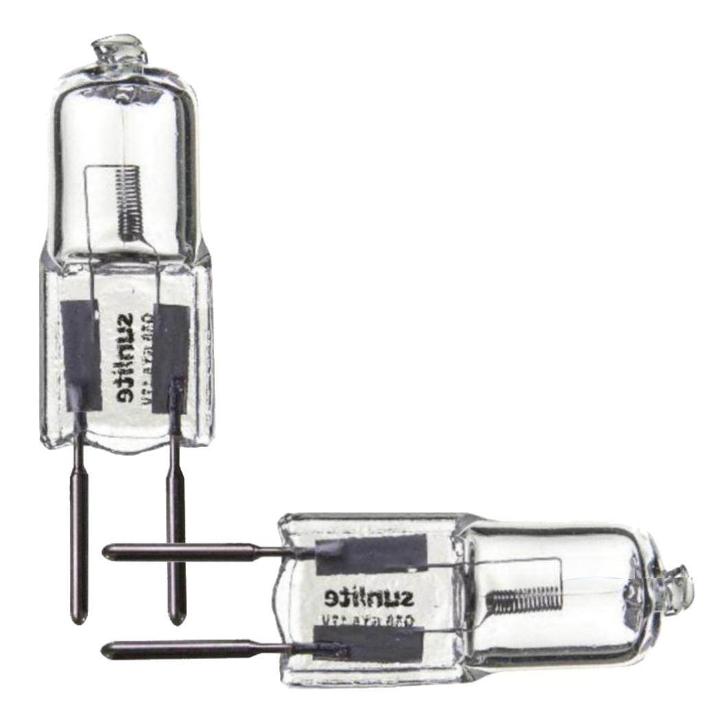50 watt 12 volt T3.5 Bi-Pin (G6.35) 3200K Natural White Dimmable (2 pack) 1