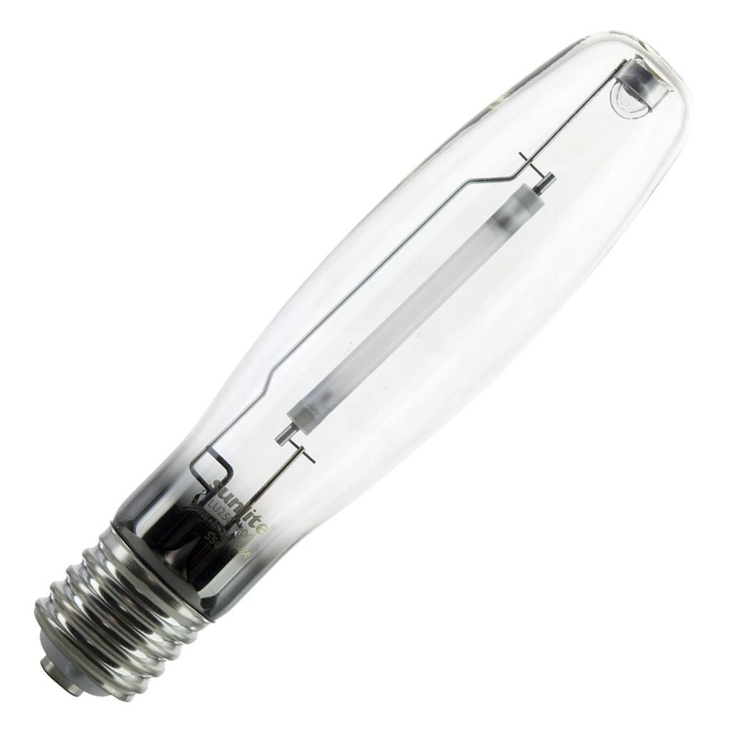 250 watt ED23 Mogul Screw (E39) Base 2100K Warm White Clear High Pressure Sodium Light Bulb 1